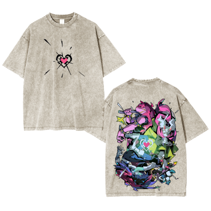 Deltarune Game Unisex Washed T-Shirt