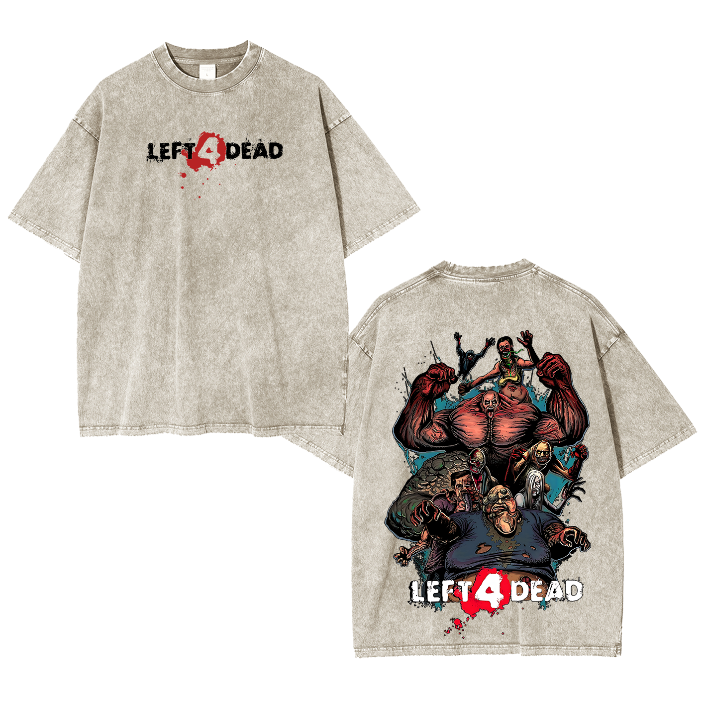 Left 4 Dead Survival Unisex Washed T-Shirt