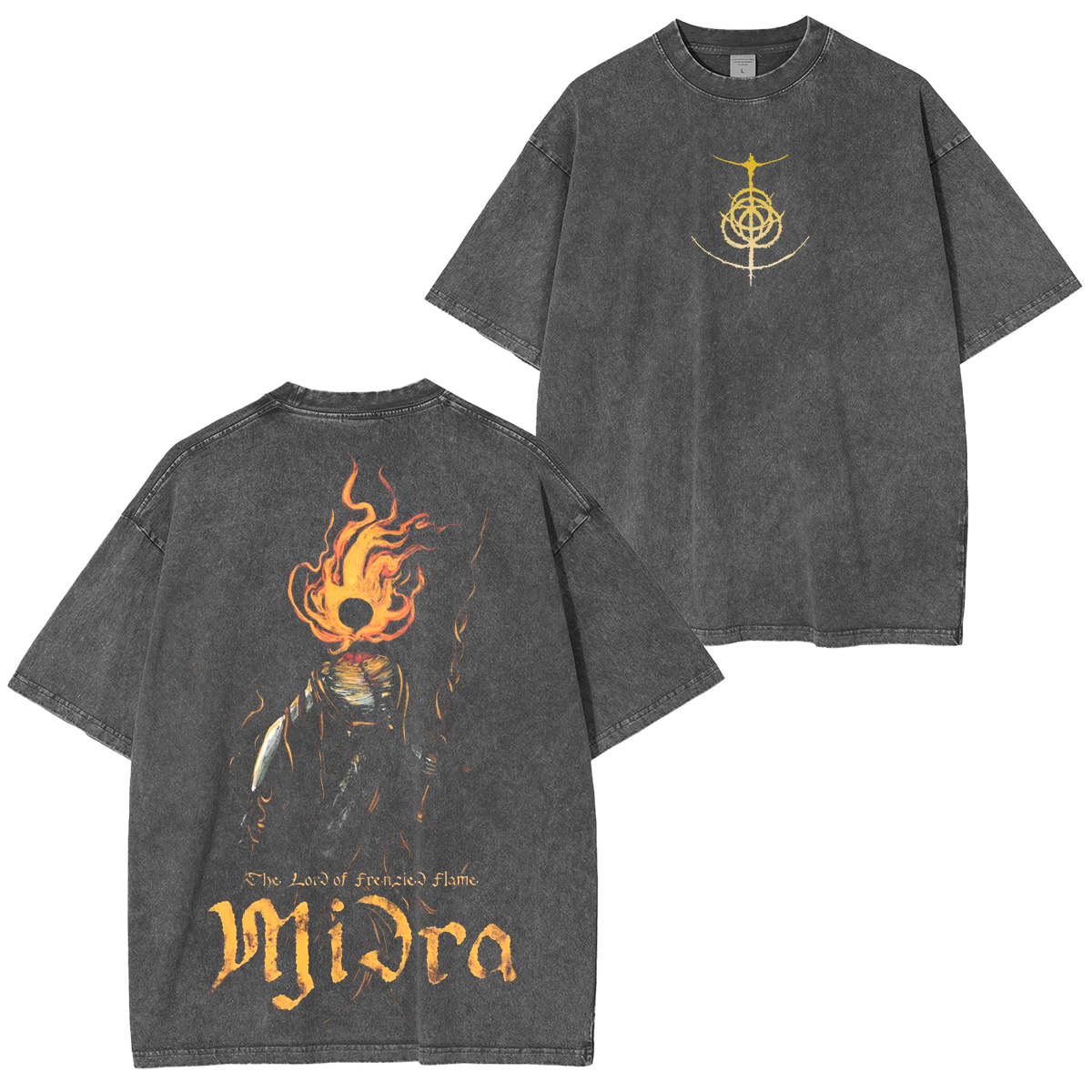 Midra Lord of the Frenzied Flame Unisex Washed T-Shirt