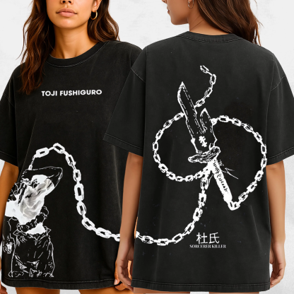 Jujutsu Kaisen Anime  Unisex Washed T-Shirt