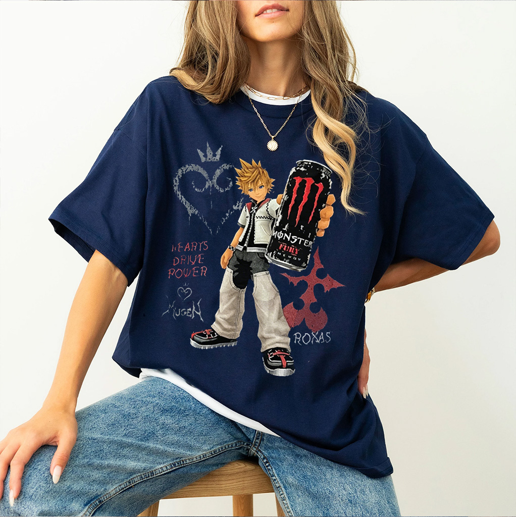 Sora Kingdom Hearts Oversized T-shirt/Crewneck/Hoodie