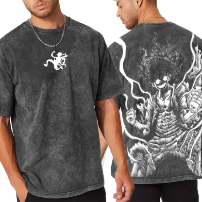 One Piece Unisex Washed T-Shirt