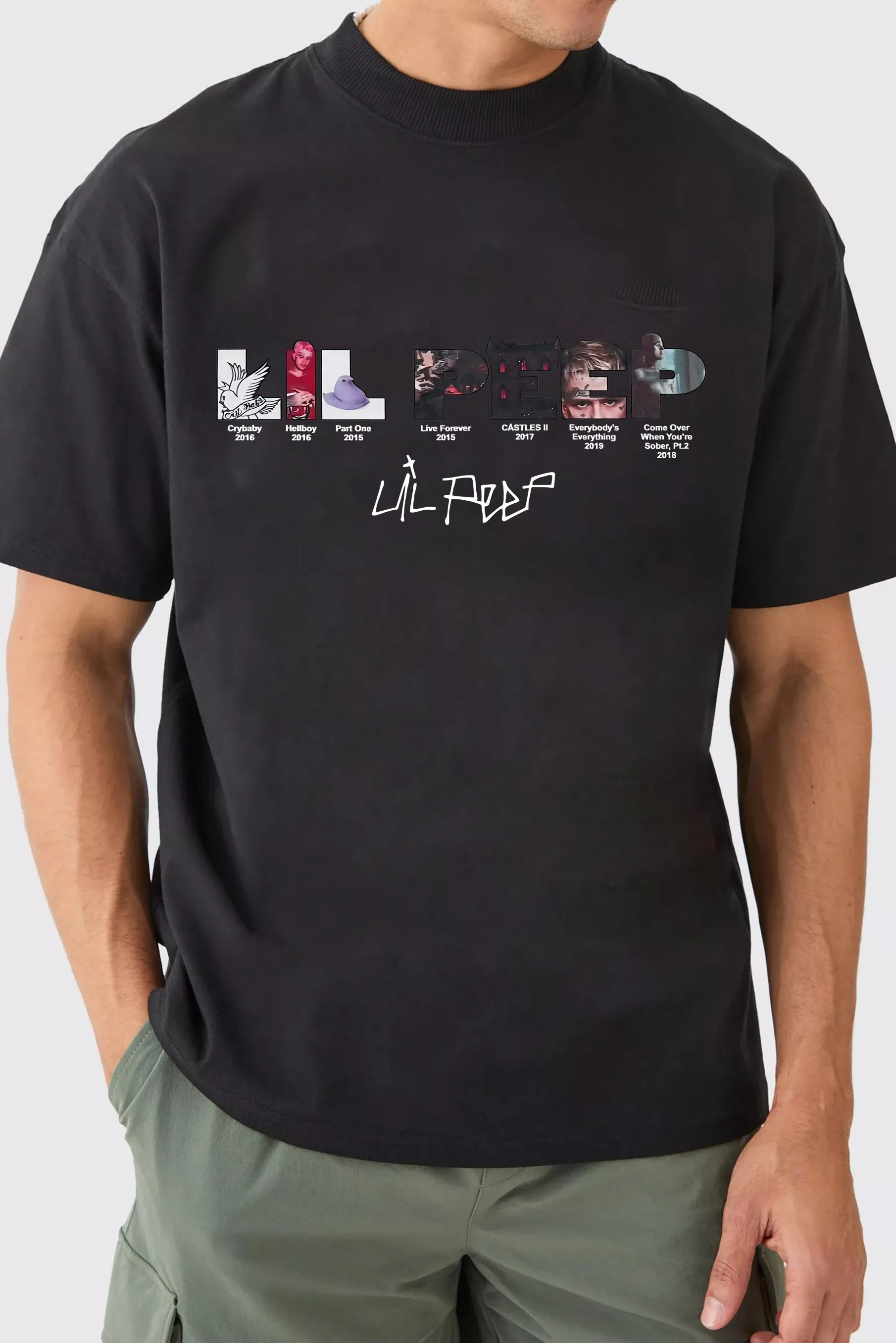 lilpeep short sleeve t-shirt