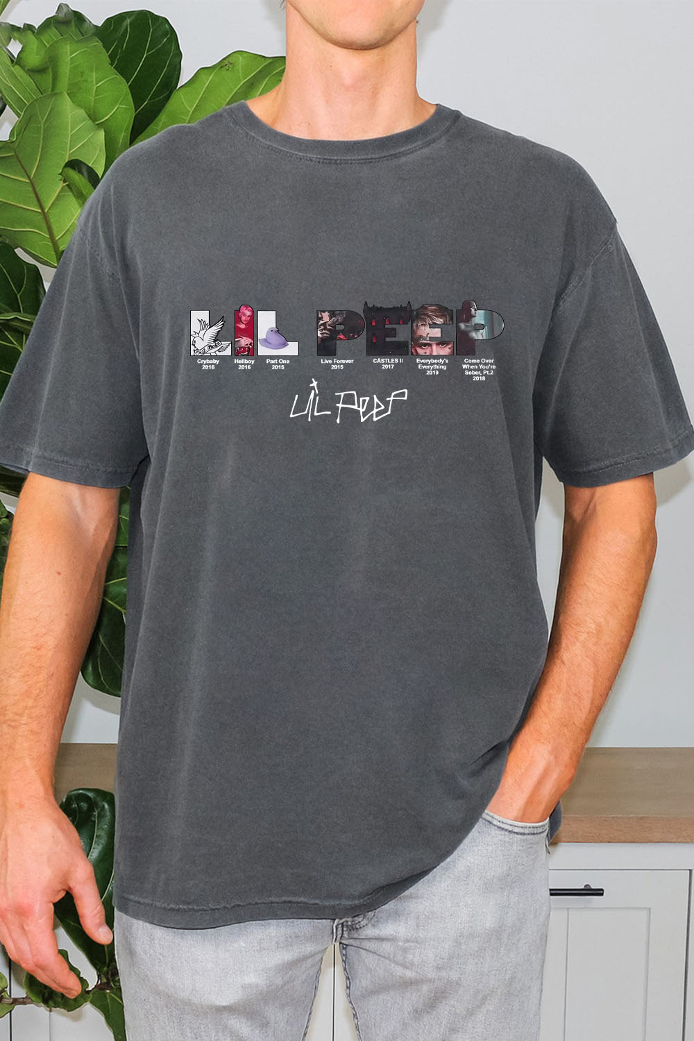 lilpeep short sleeve t-shirt