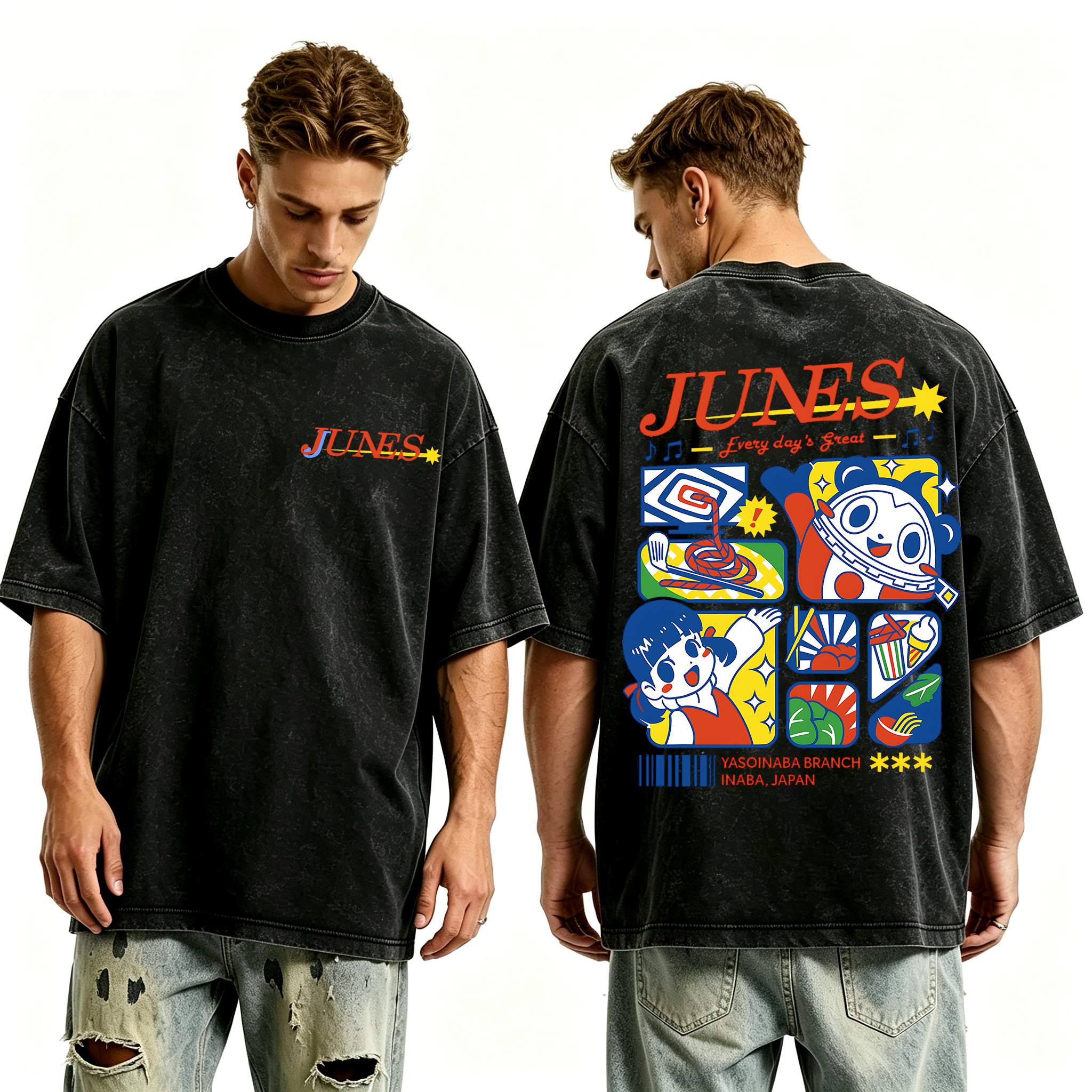 Persona 4 Unisex Washed T-Shirt