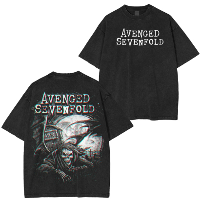 Avenged Sevenfold Band Washed Shirt