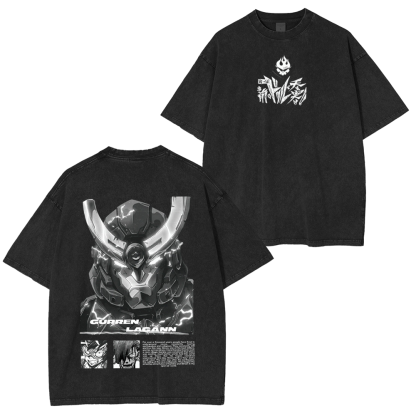 Gurren Lagann Unisex Washed T-Shirt