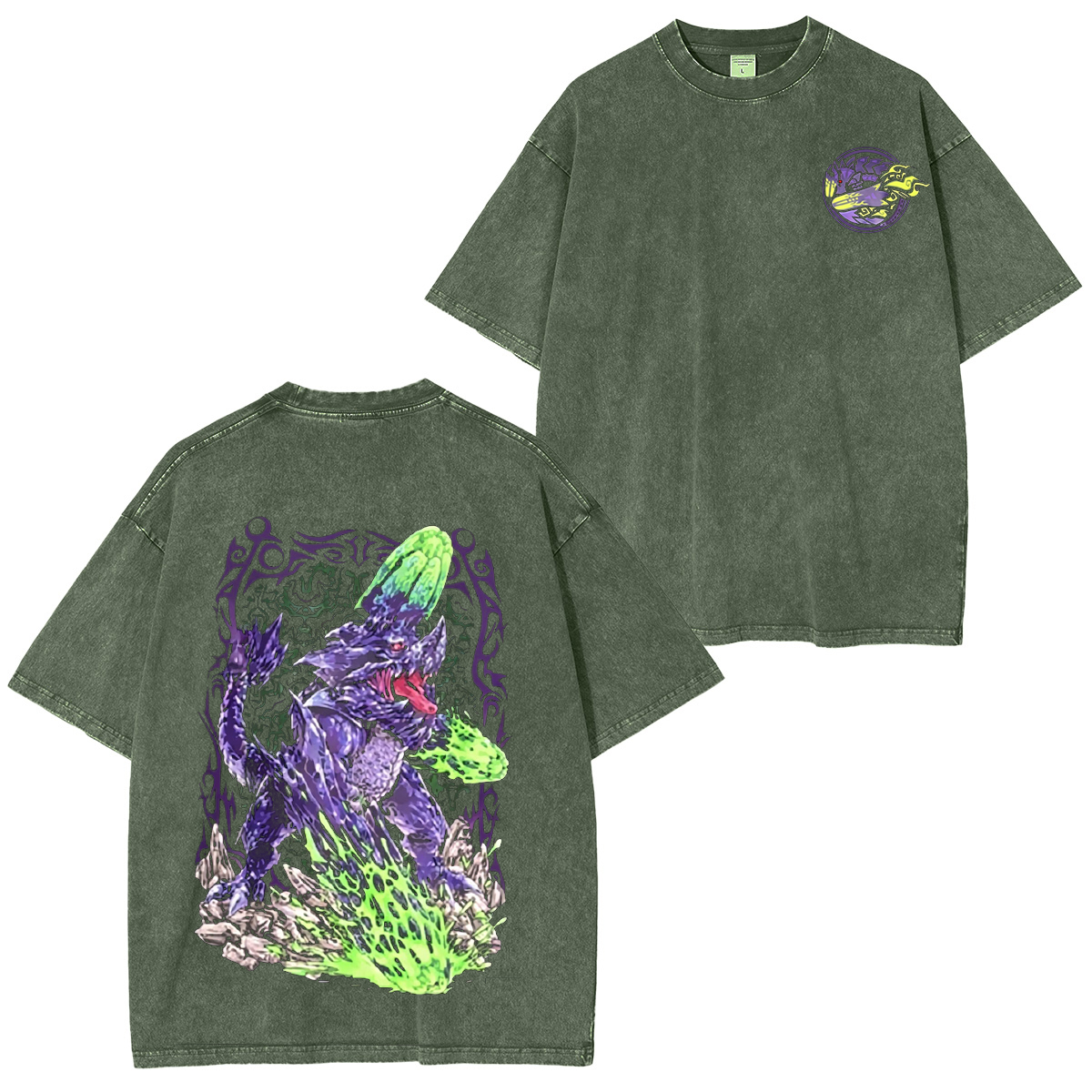 Monster Hunter Unisex Washed T-Shirt