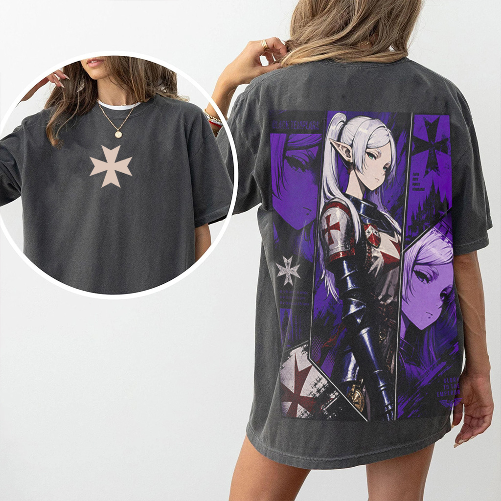 Warhammer Frieren's Journey Through Timperium of mankind  Vintage Washed T-shirt/Crewneck/Hoodie
