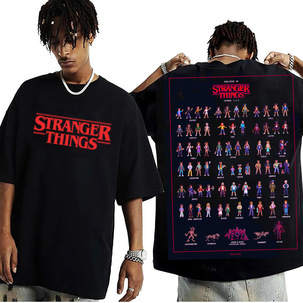 Stranger Things Vintage Unisex Washed T-Shirt