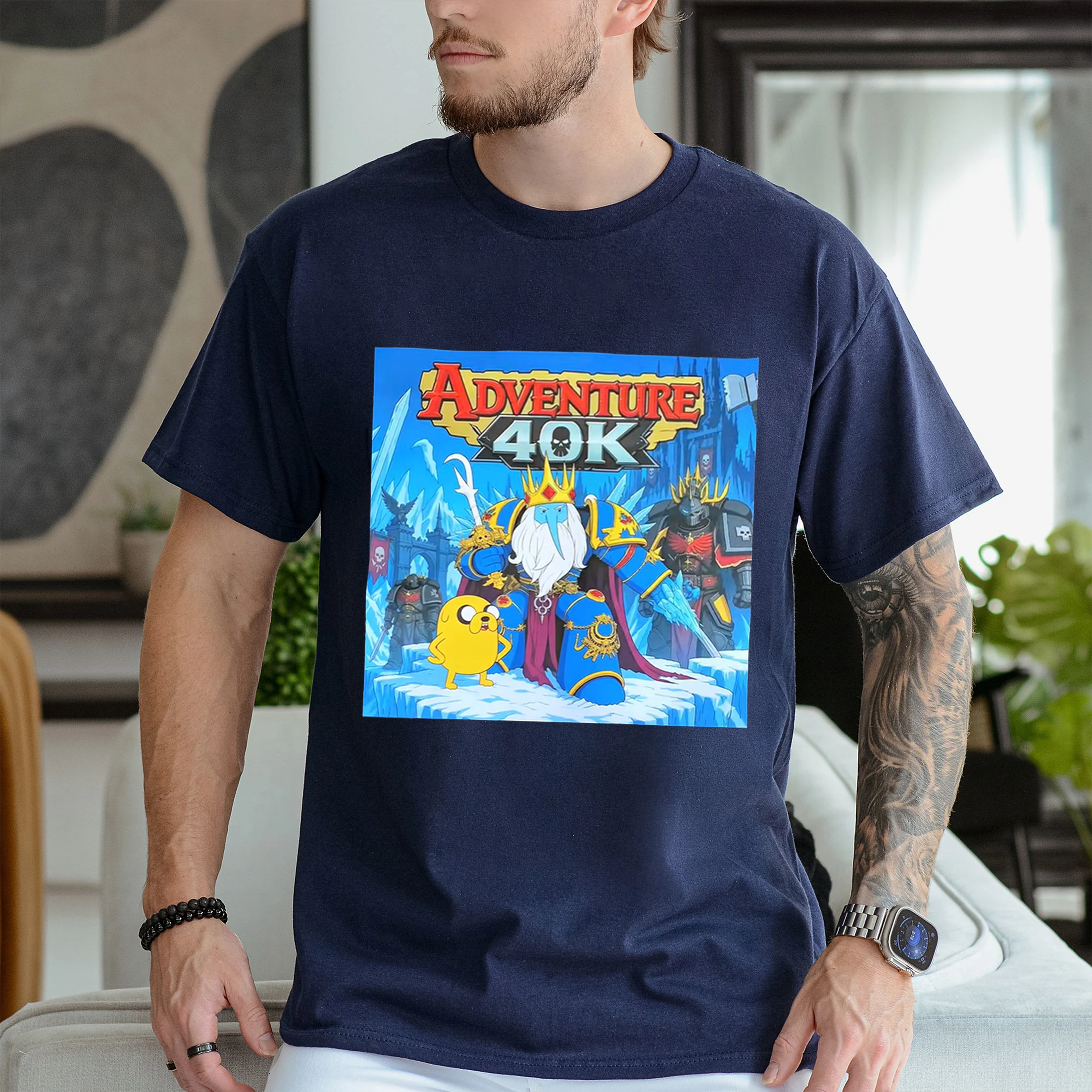 Adventure Time x Warhammer 40k Graphic Unisex T-shirt/Crewneck/Hoodie