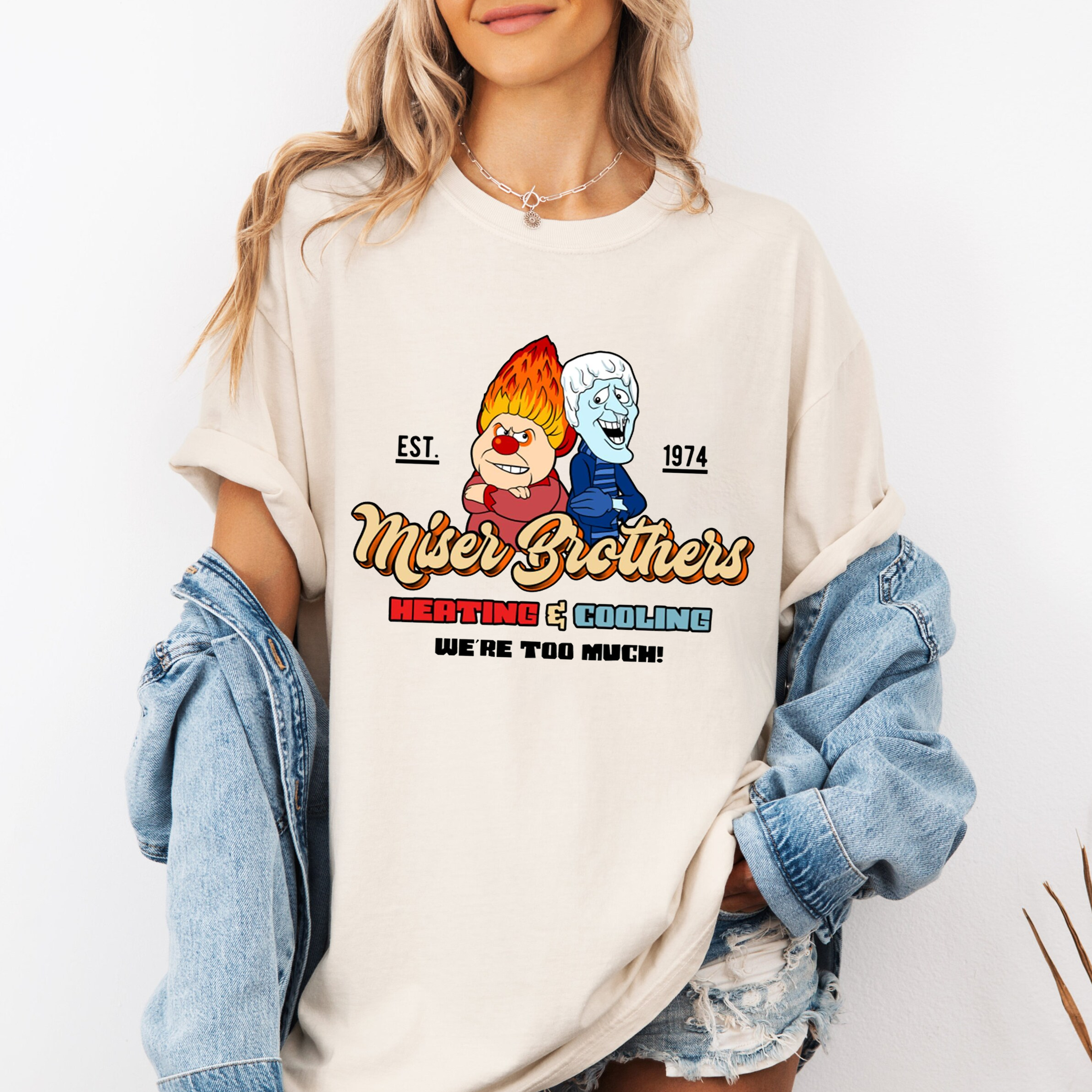 Miser Brothers Heating Cooling, Christmas  Unisex Shirt/Crewneck/Hoodie