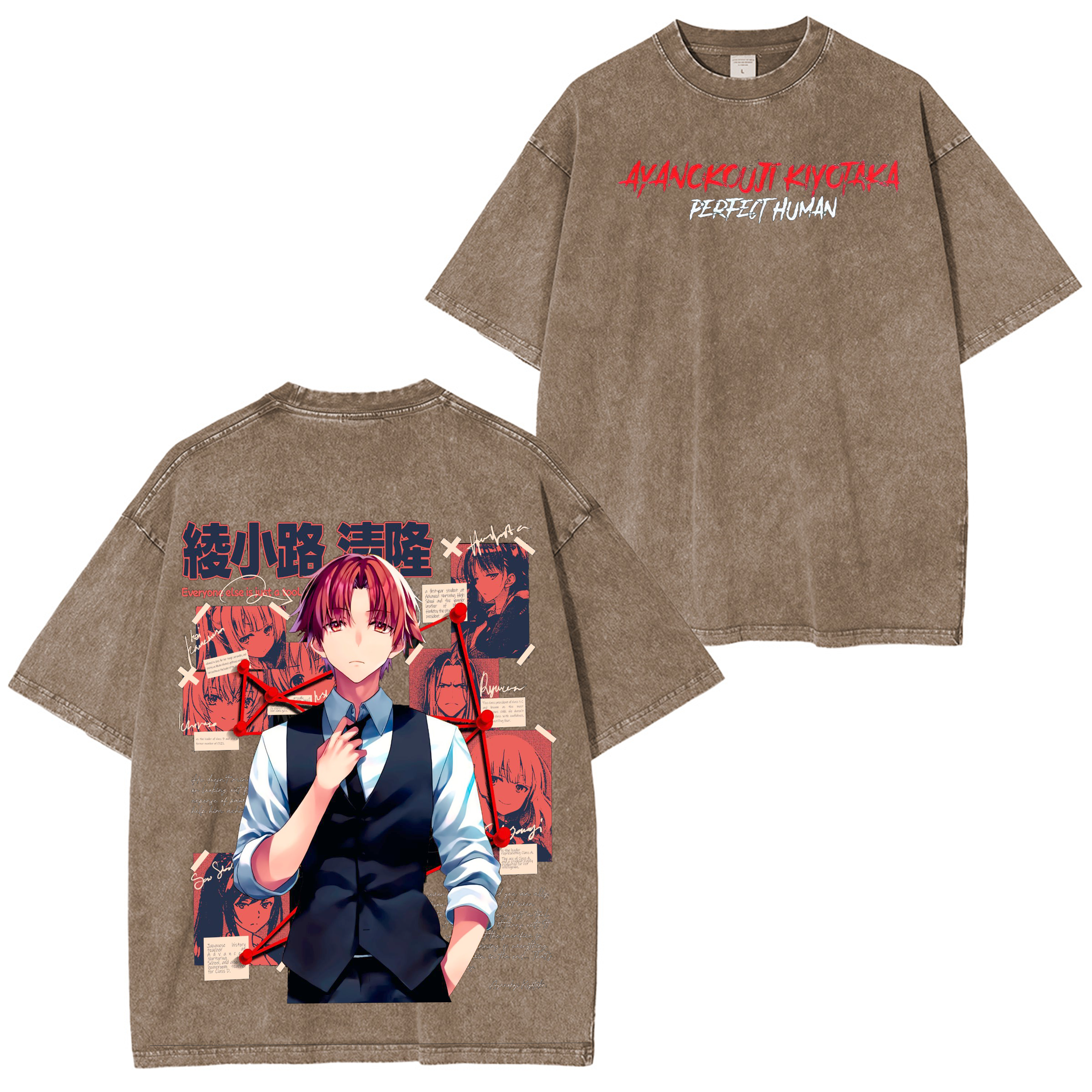 Kiyotaka Ayanokoji,Classroom of the Elite Anime Oversized T-shirt/Crewneck/Hoodie