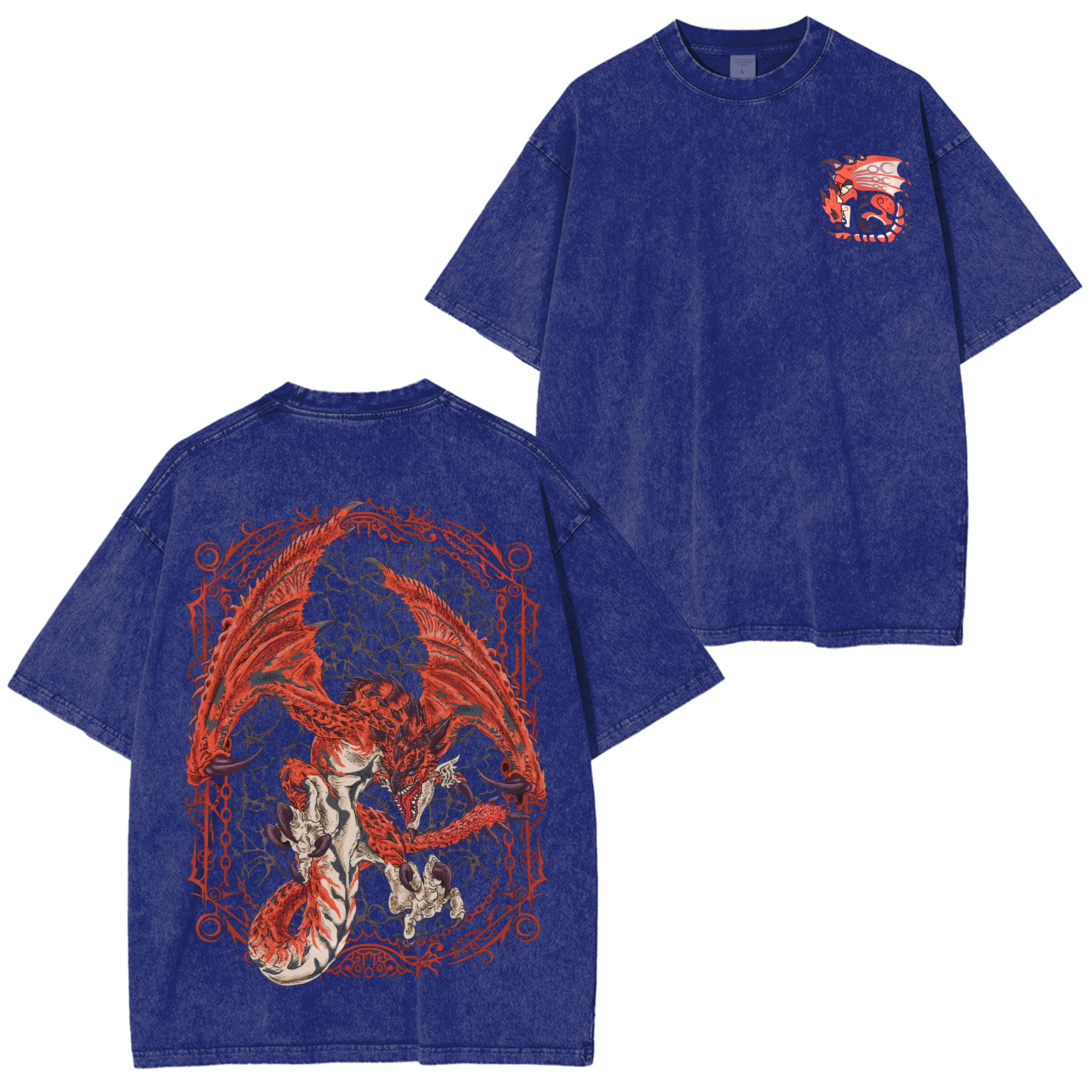 Rathalos the King of the Skies Unisex Washed T-Shirt
