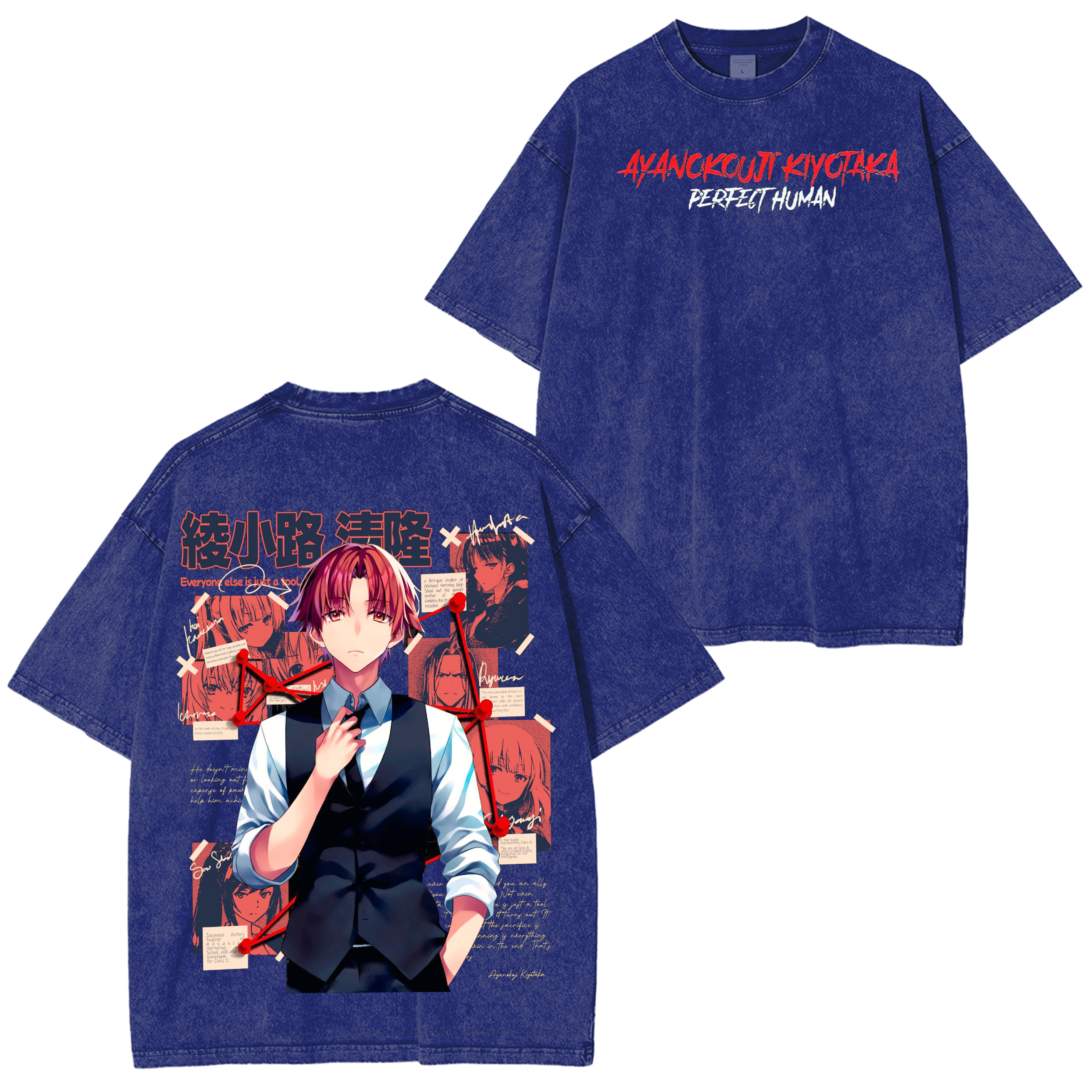 Kiyotaka Ayanokoji,Classroom of the Elite Anime Oversized T-shirt/Crewneck/Hoodie