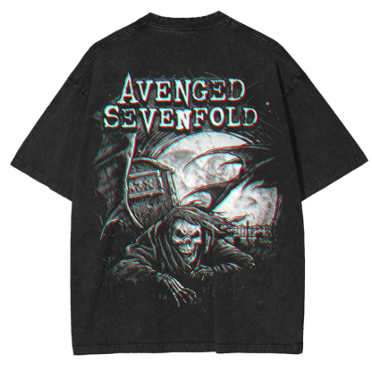 Avenged Sevenfold Band Washed Shirt