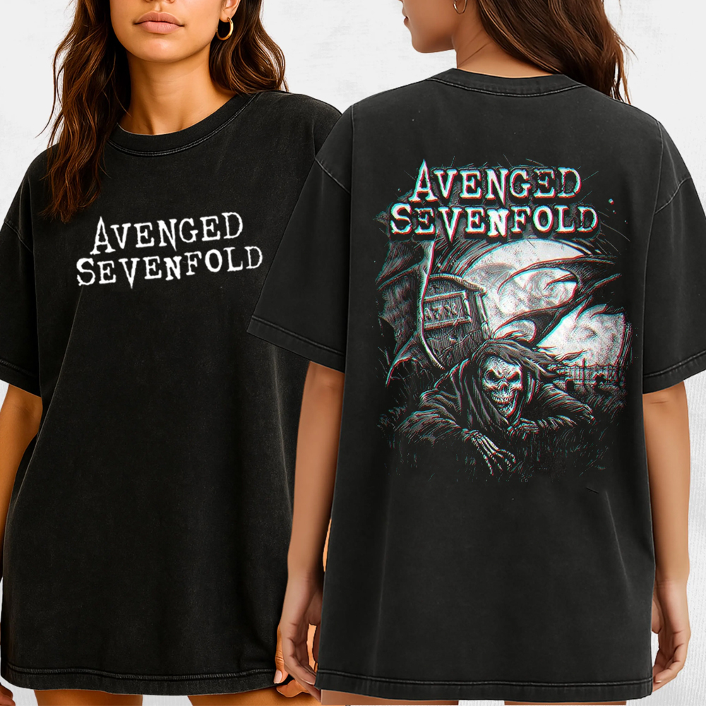 Avenged Sevenfold Band Washed Shirt