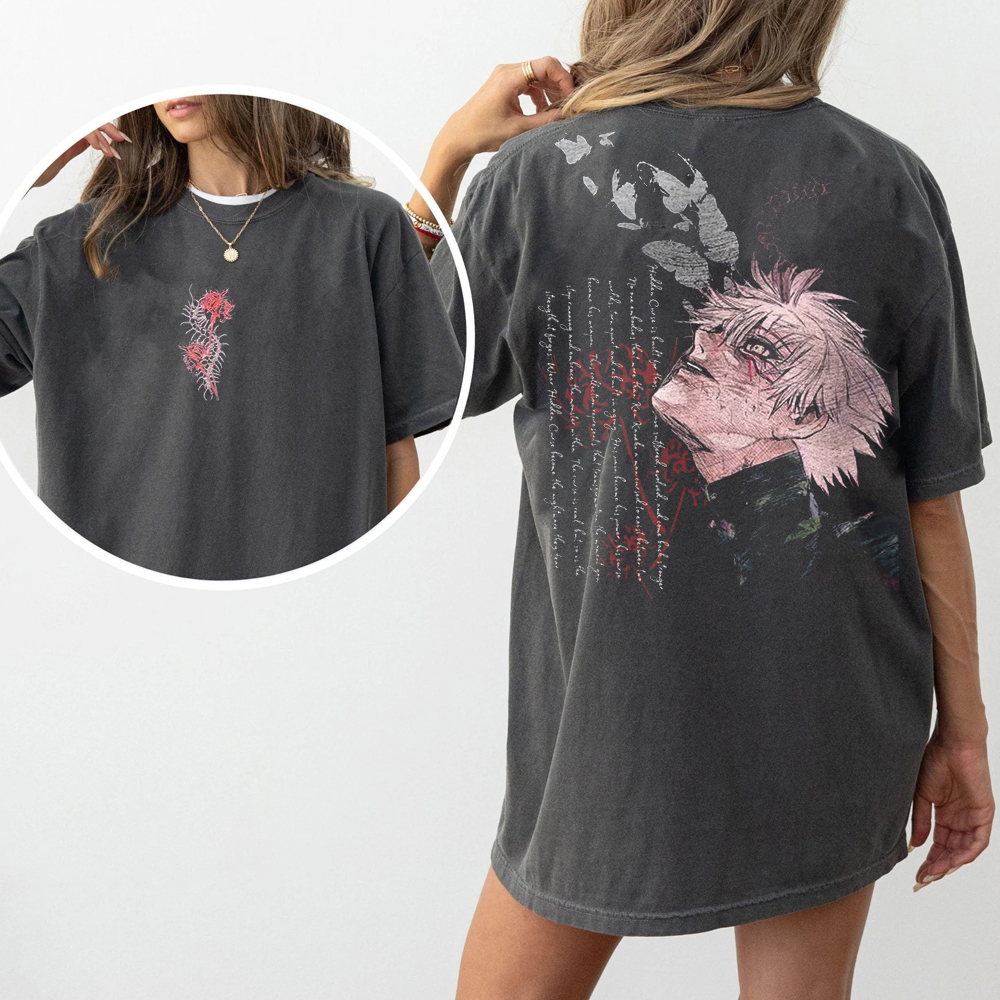 Tokyo Ghoul Tee �C Ken Kaneki Vintage Washed Oversize T-shirt/Crewneck/Hoodie