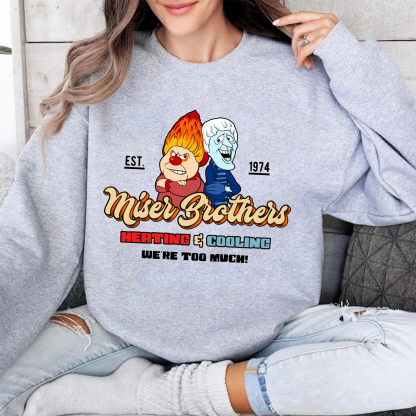 Miser Brothers Heating Cooling, Christmas  Unisex Shirt/Crewneck/Hoodie