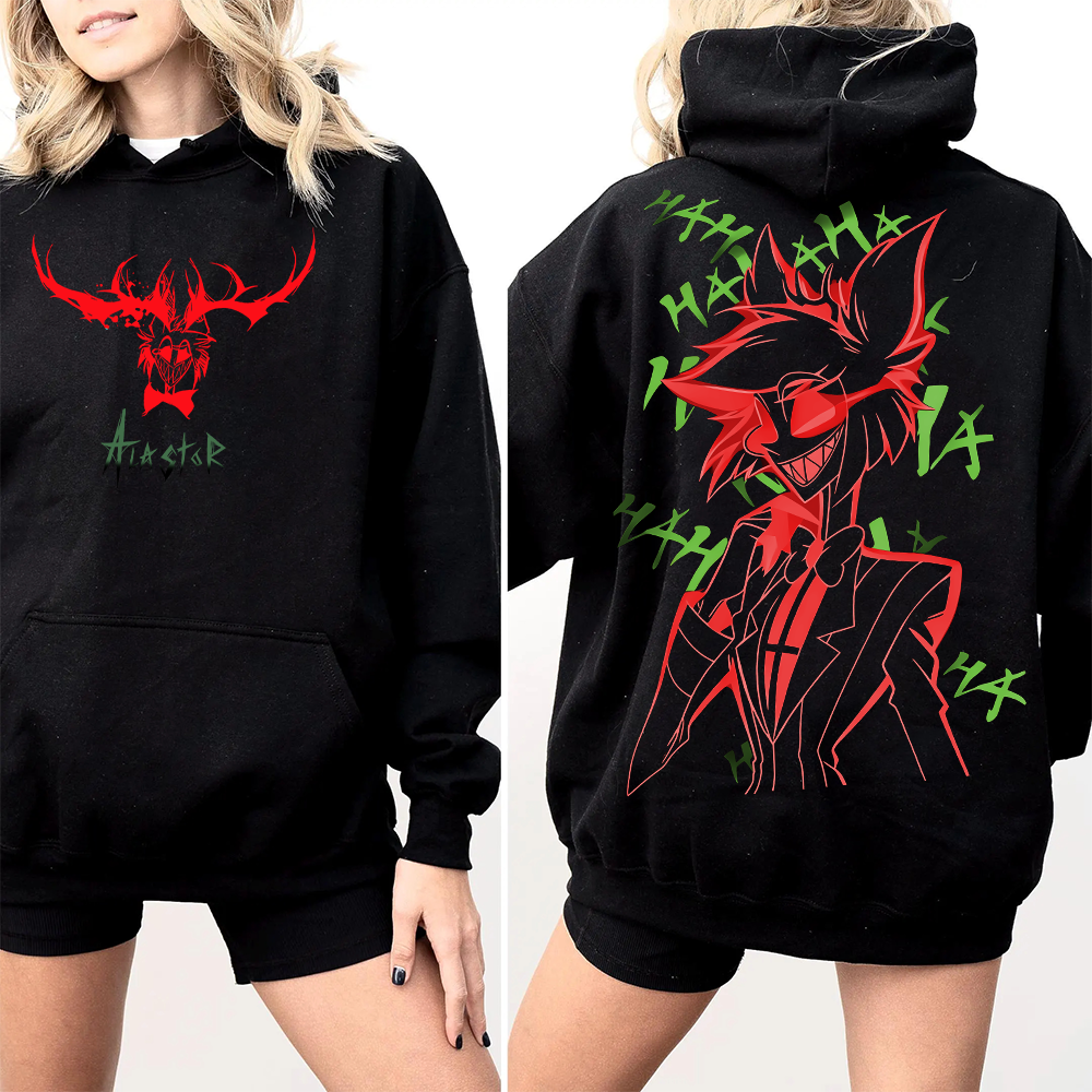 Hazbin Hotel RED ALASTOR Oversized Unisex T-shirt/Crewneck/Hoodie