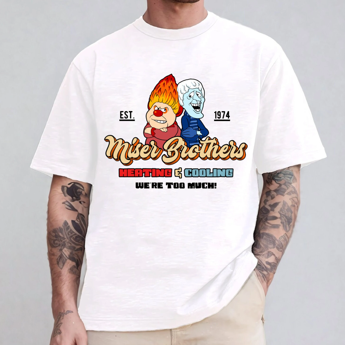 Miser Brothers Heating Cooling, Christmas  Unisex Shirt/Crewneck/Hoodie