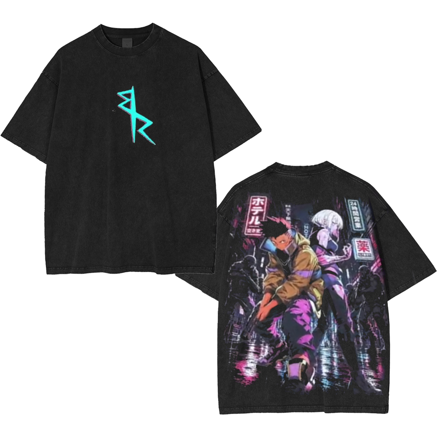 Cyberpunk Unisex  Washed T-Shirt