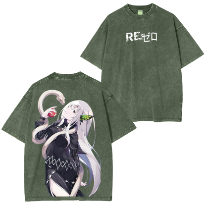 ReZero:Echidna Unisex  Washed T-Shirt