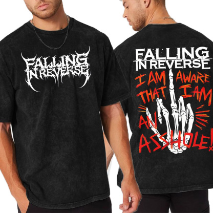 Falling In Reverse Vintage Unisex Washed T-Shirt