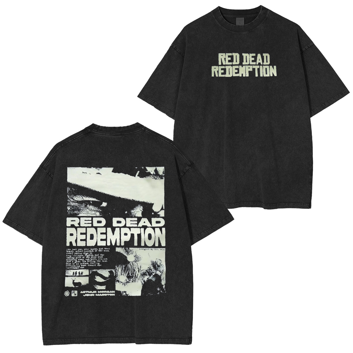 Red Dead Redemtion2 Character Print T-Shirt