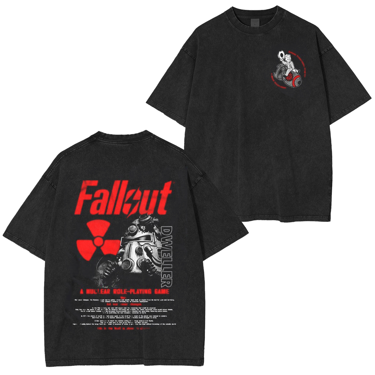 Fallout Double Retro Washed T-Shirt