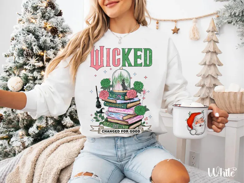 Retro Wicked Changed For Good Unisex Shirt/Crewneck/Hoodie