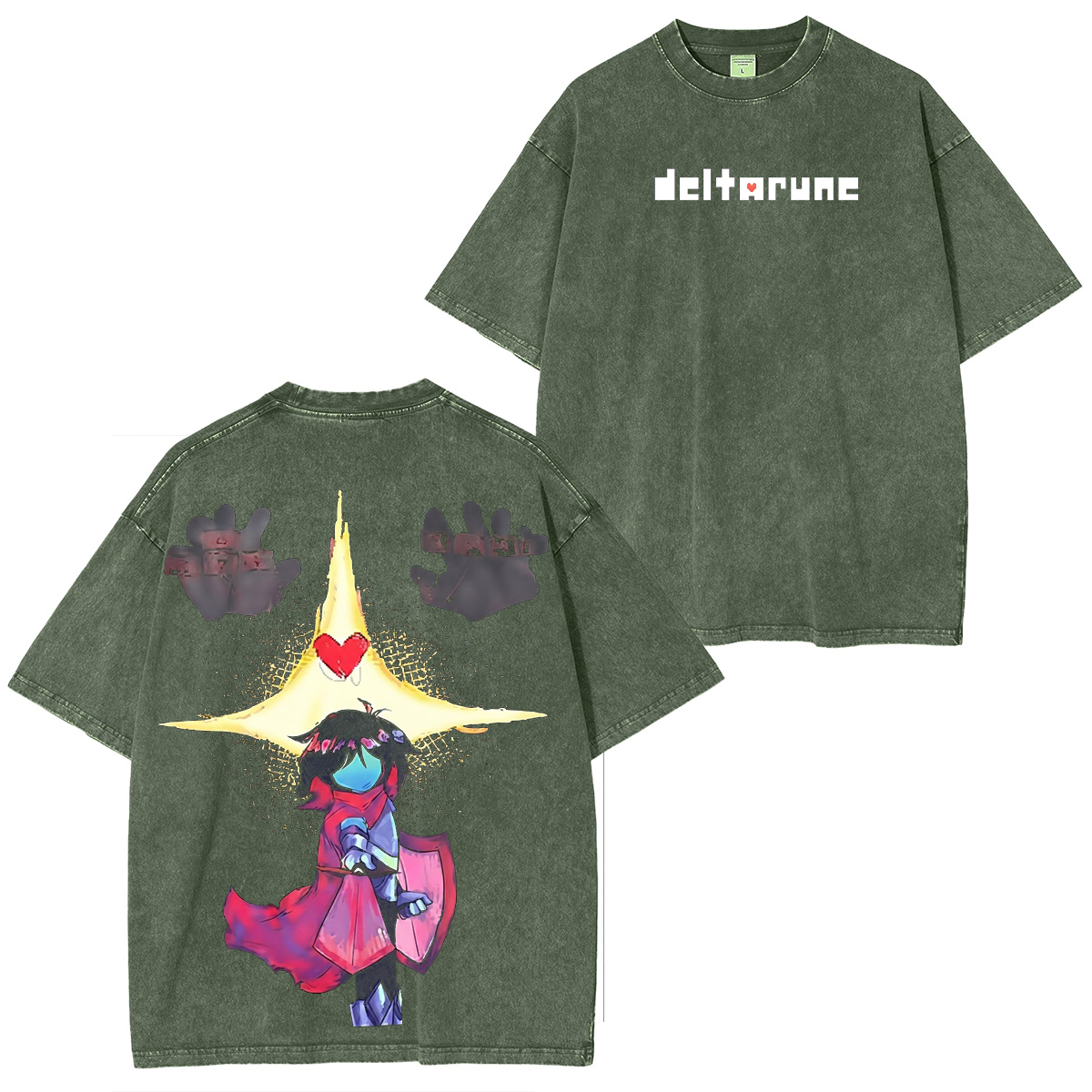 Stay Determined: Kris's Deltarune Journey Continues Unisex Washed T-Shirt