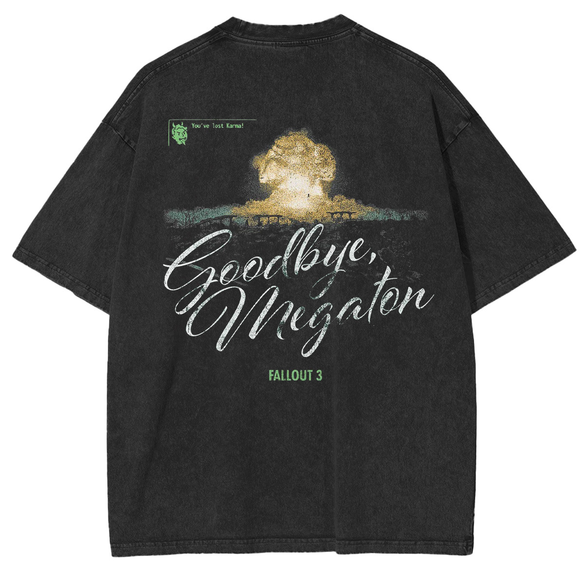 Fallout 3 Double Retro Washed T-Shirt