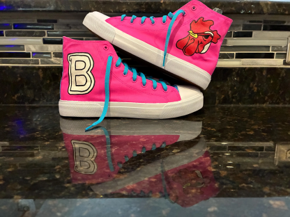Hotline Miami Hand Painted Hi Top Shoes for Men and Women