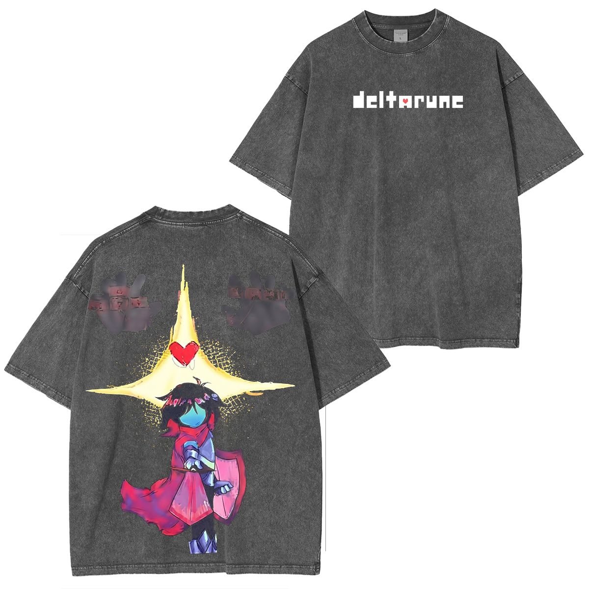 Stay Determined: Kris's Deltarune Journey Continues Unisex Washed T-Shirt