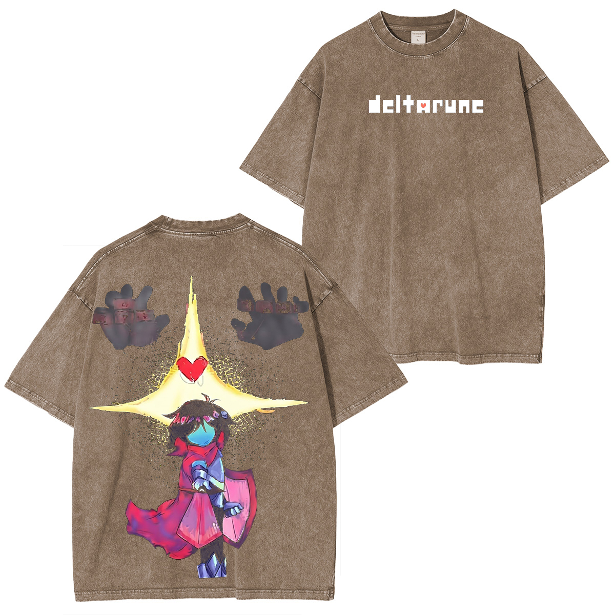 Stay Determined: Kris's Deltarune Journey Continues Unisex Washed T-Shirt