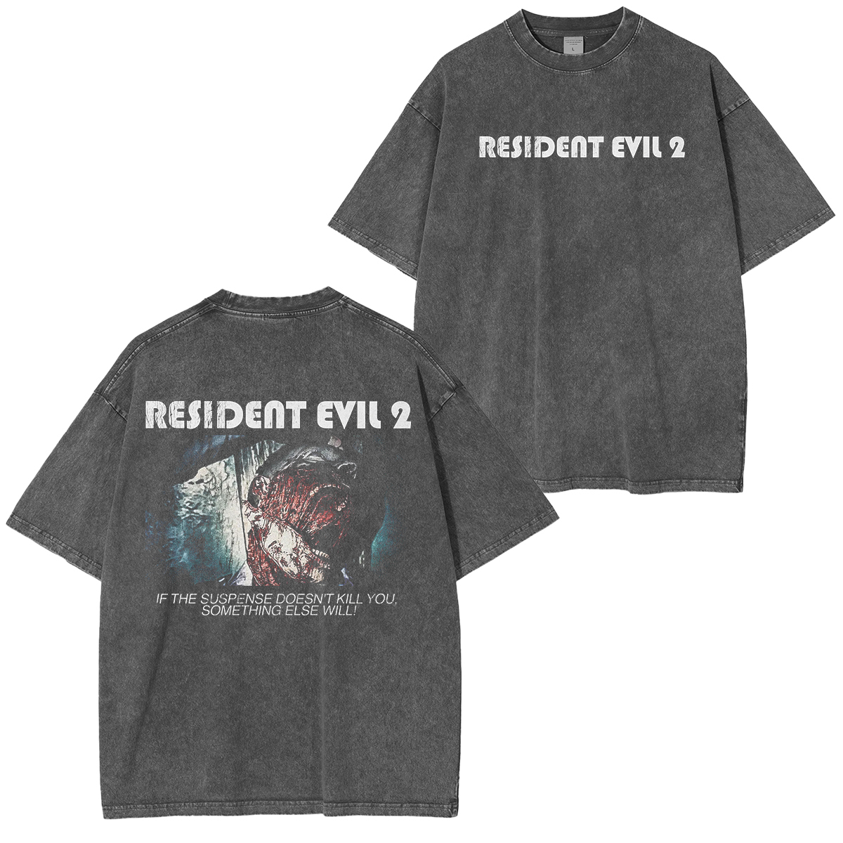 Resident Evil 2 Double Retro Washed T-Shirt