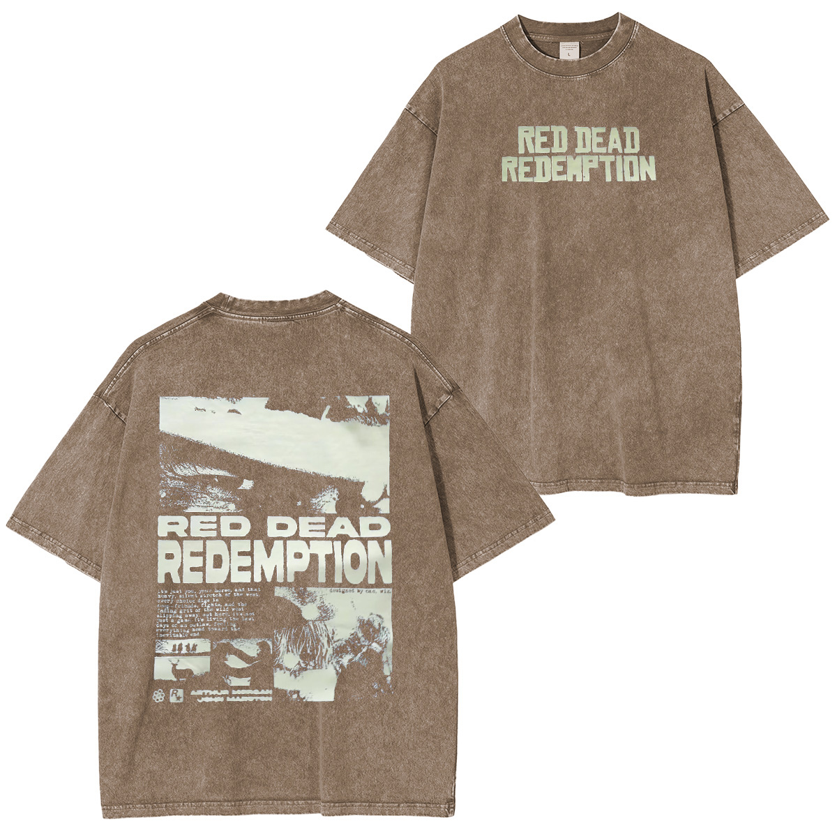 Red Dead Redemtion2 Character Print T-Shirt