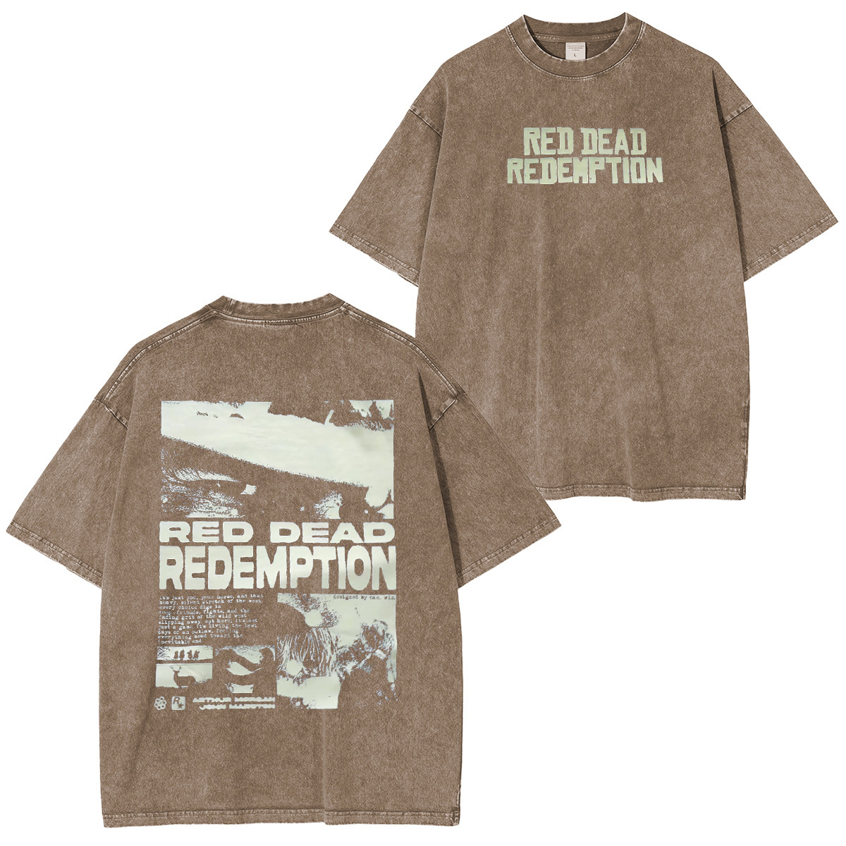 Red Dead Redemtion2 Character Print T-Shirt