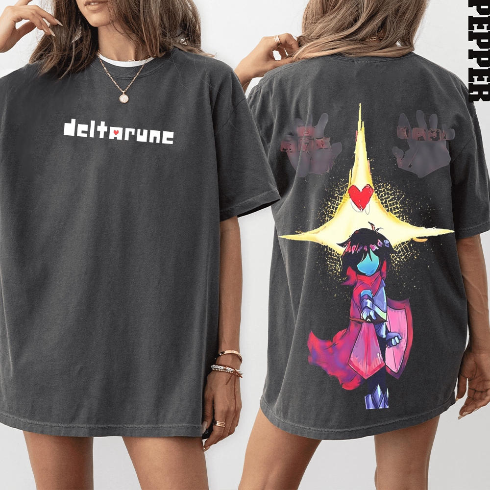 Stay Determined: Kris's Deltarune Journey Continues Unisex Washed T-Shirt