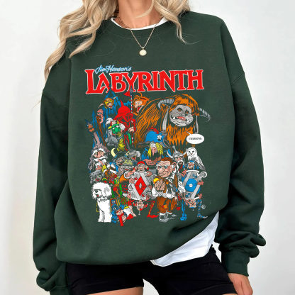Labyrinth Goblin City Friends Jim Henson's Unisex T-shirt/Crewneck/Hoodie