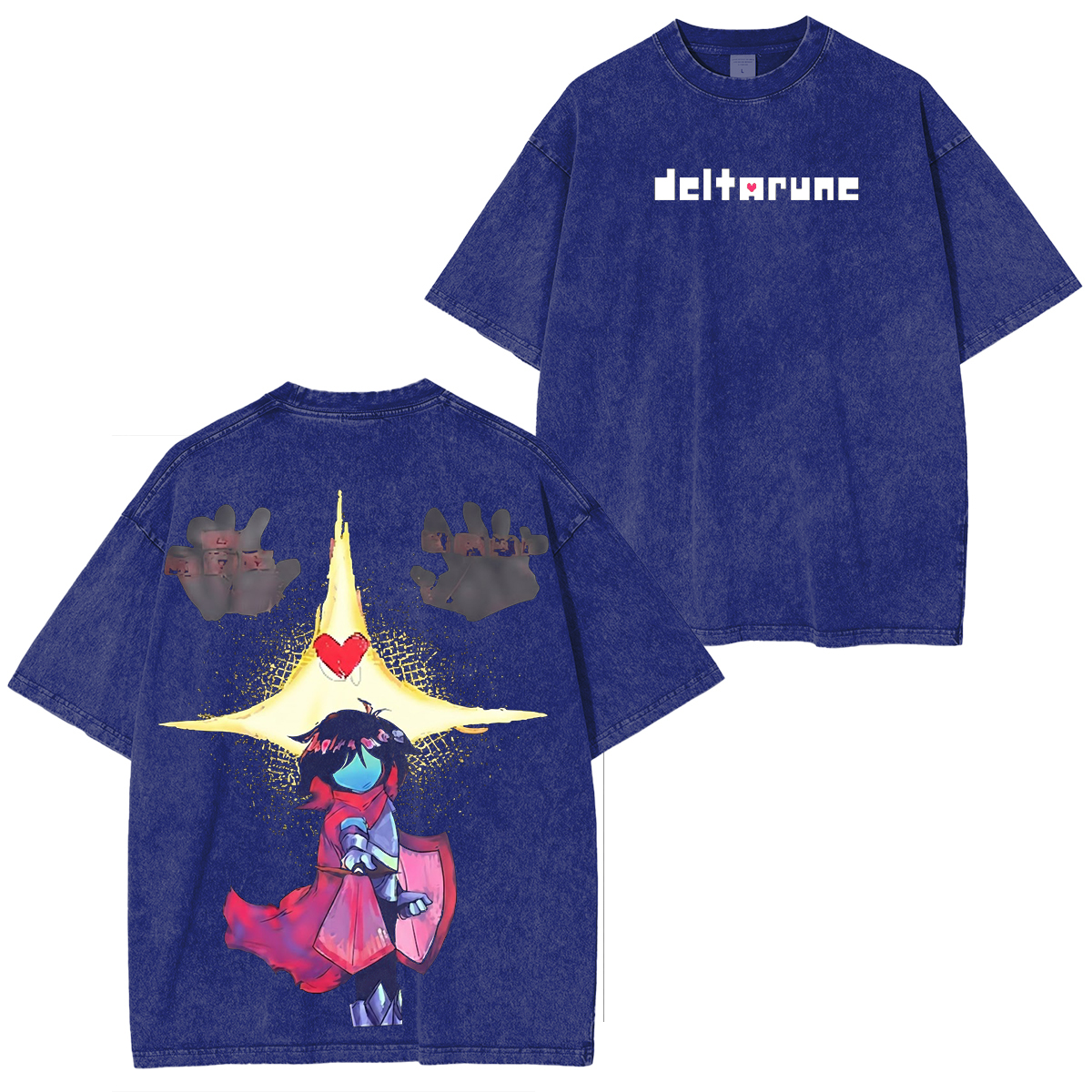 Stay Determined: Kris's Deltarune Journey Continues Unisex Washed T-Shirt