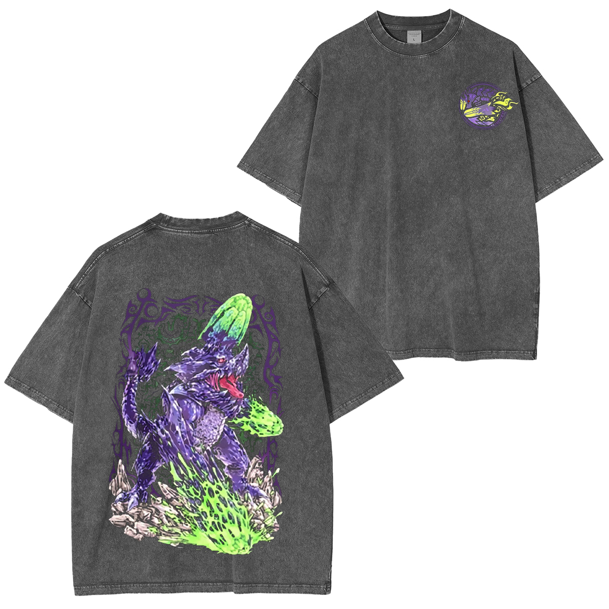 Monster Hunter Unisex Washed T-Shirt