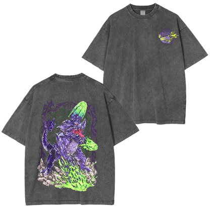 Monster Hunter Unisex Washed T-Shirt