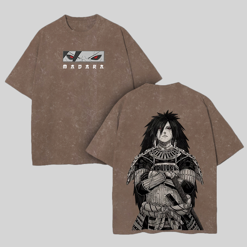 Uchiha Madara Printed Unisex Washed T-Shirt