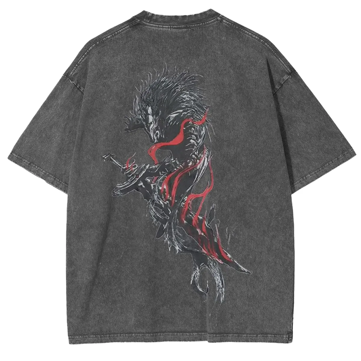 Elden Ring Maliketh The Black Blade Vintage Washed Unisex T-Shirt