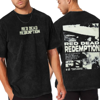 Red Dead Redemtion2 Character Print T-Shirt