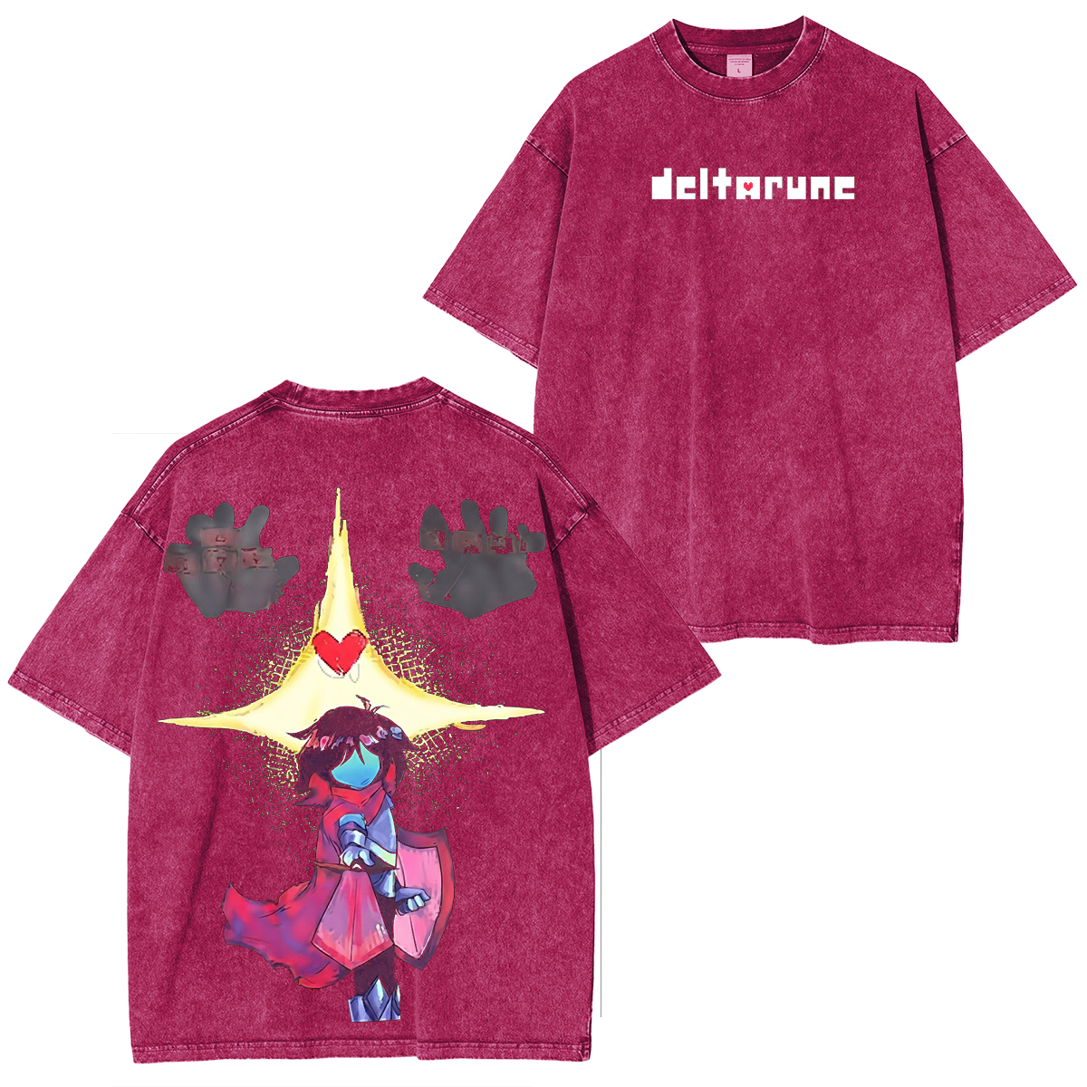 Stay Determined: Kris's Deltarune Journey Continues Unisex Washed T-Shirt