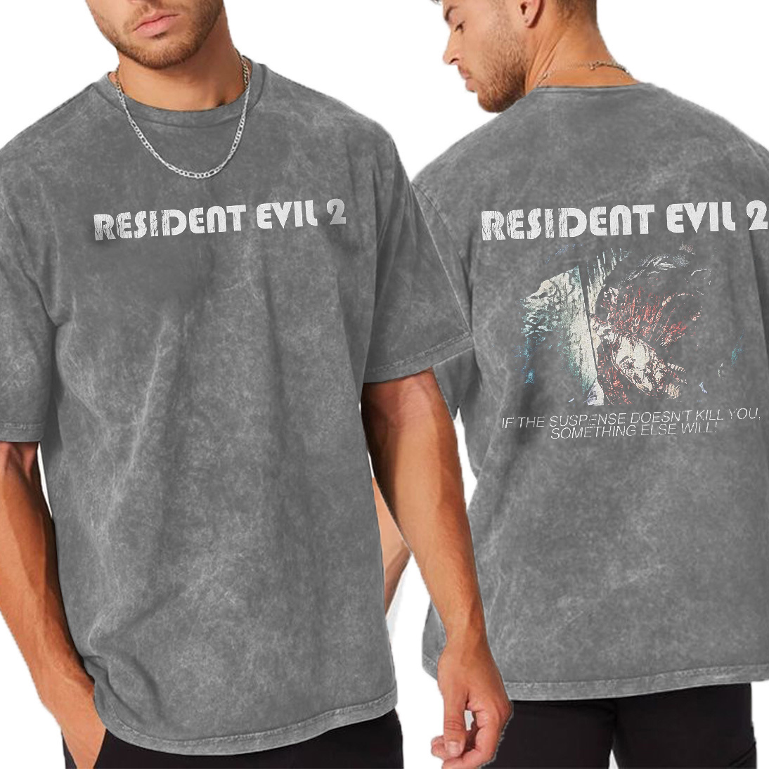 Resident Evil 2 Double Retro Washed T-Shirt