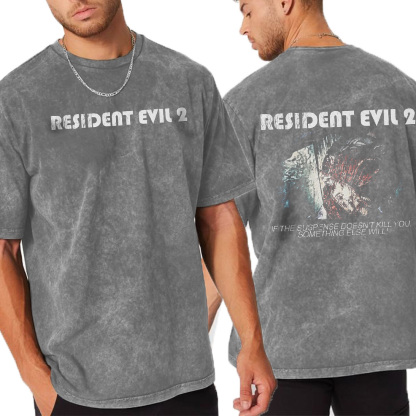 Resident Evil 2 Double Retro Washed T-Shirt